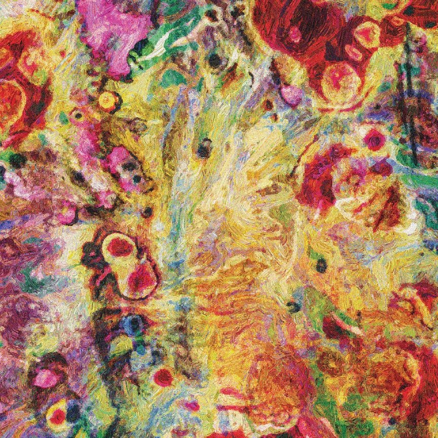 Abstract Oil Paint 2-1 Pattern Acrylic Sheet - CMB Pattern Acrylic